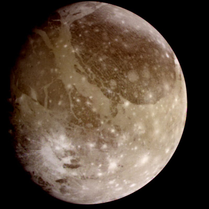 Ganymede, the largest moon of Jupiter