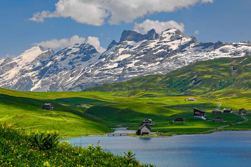 Hydropower Plant in the Swiss Alps