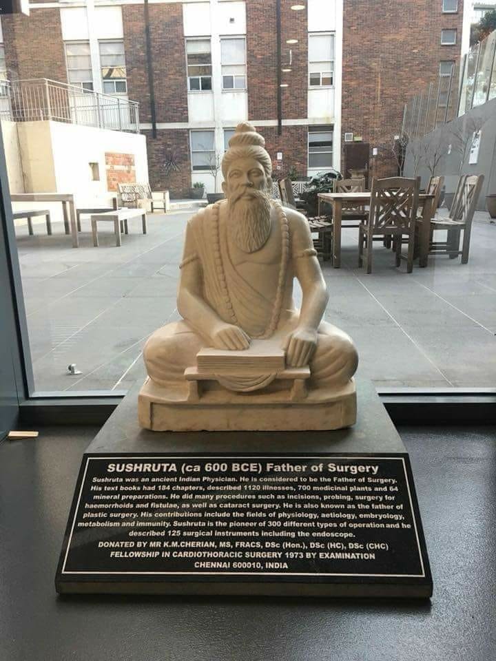 Sculpture of Susruta, the Ancient Indian Surgeon