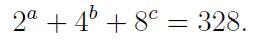 Mathematical equation for triplet values