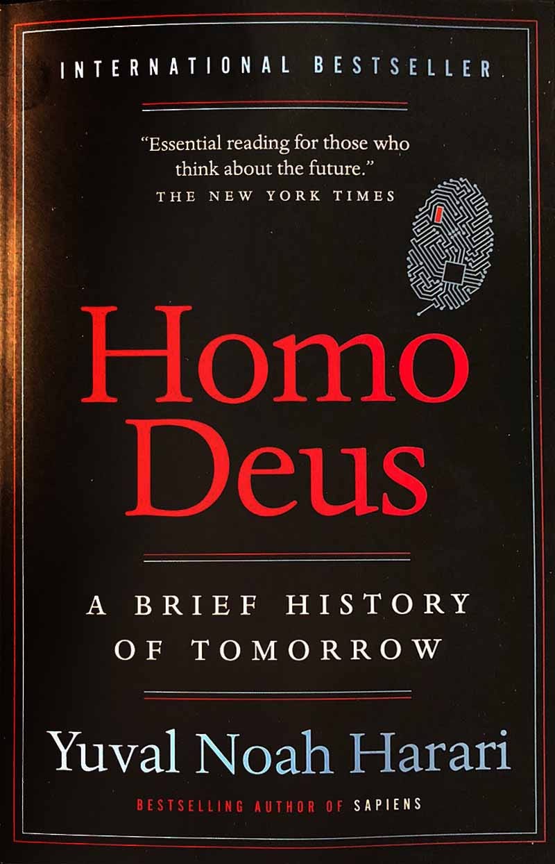 Cover of Yuval Noah Harari’s Homo Deus, exploring future challenges