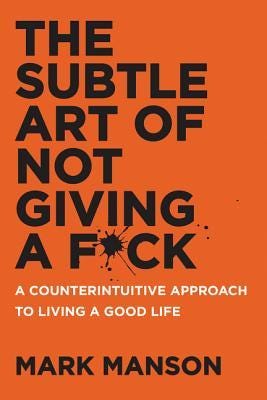 The Subtle Art of Not Giving a F*ck Book Cover