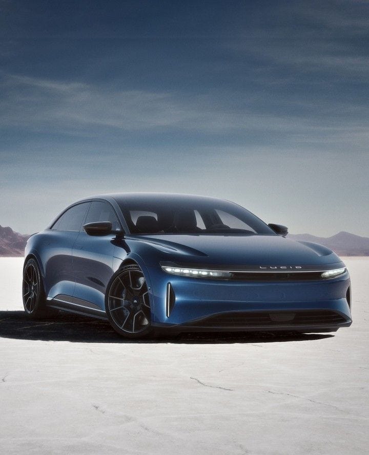 Lucid Air Electric Vehicle Overview