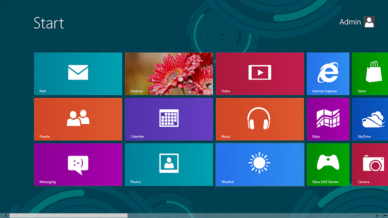 Windows 8 Metro interface