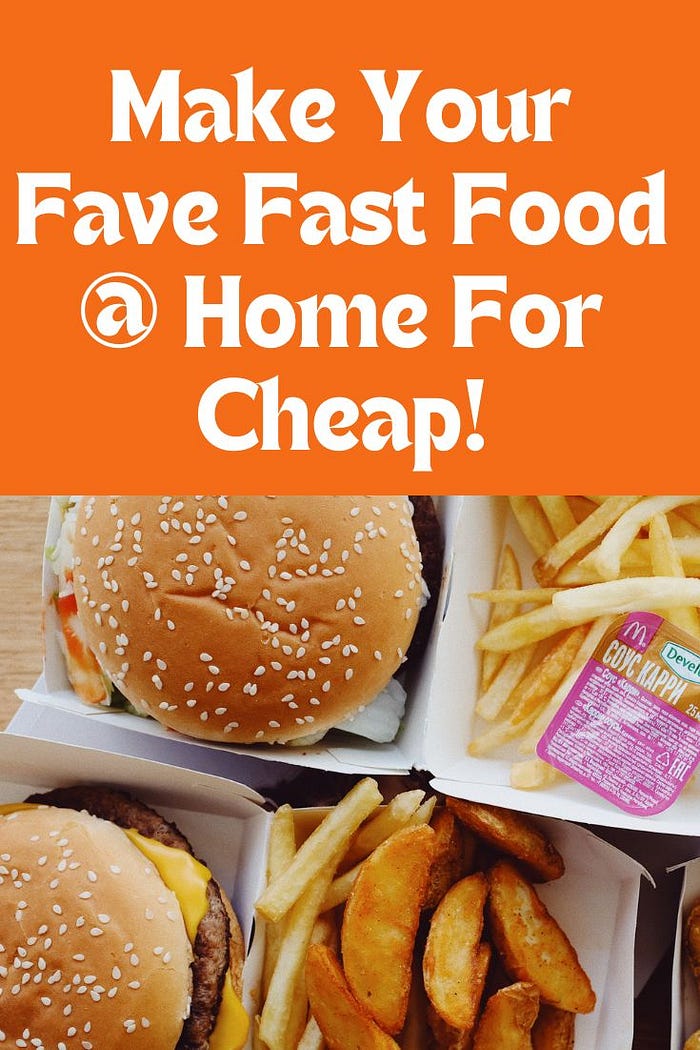 Budget-friendly fast food alternatives