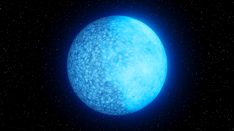 Artistic depiction of Janus, the two-faced white dwarf.