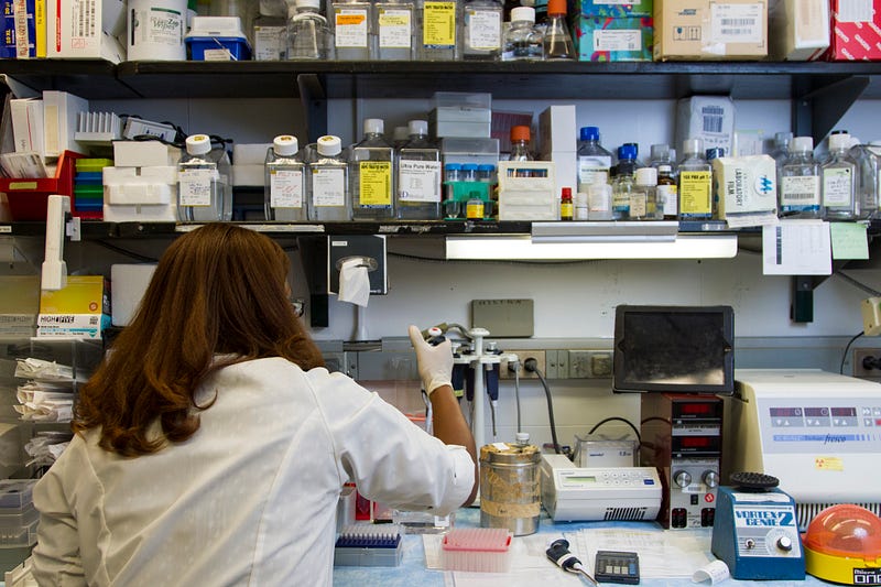 Image of a cluttered lab environment