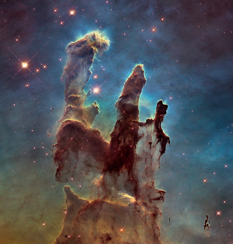 Eagle Nebula observed from Earth