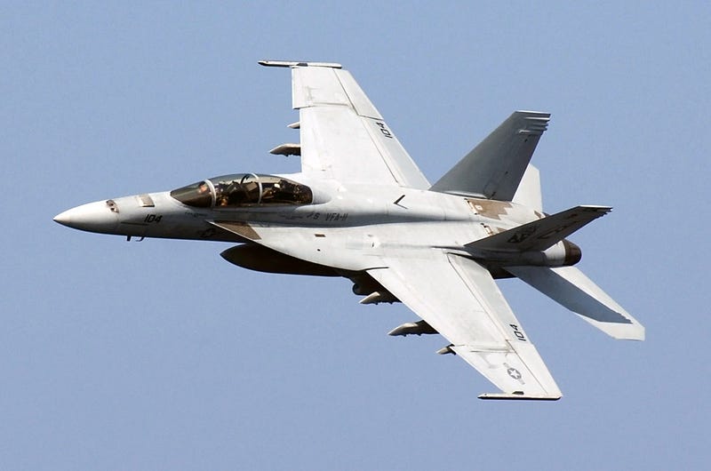 Image of a U.S. Navy F/A-18F Super Hornet