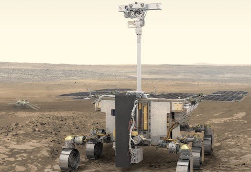 The ExoMars rover, named in honor of Rosalind Franklin.