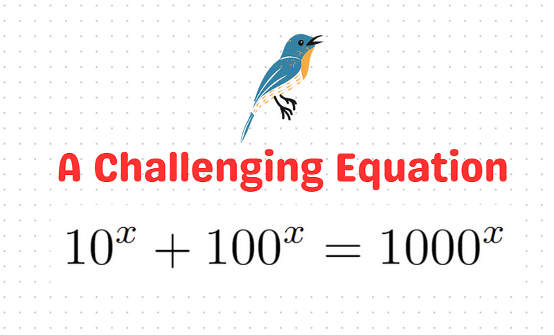 Algebra puzzle hint with powers of ten