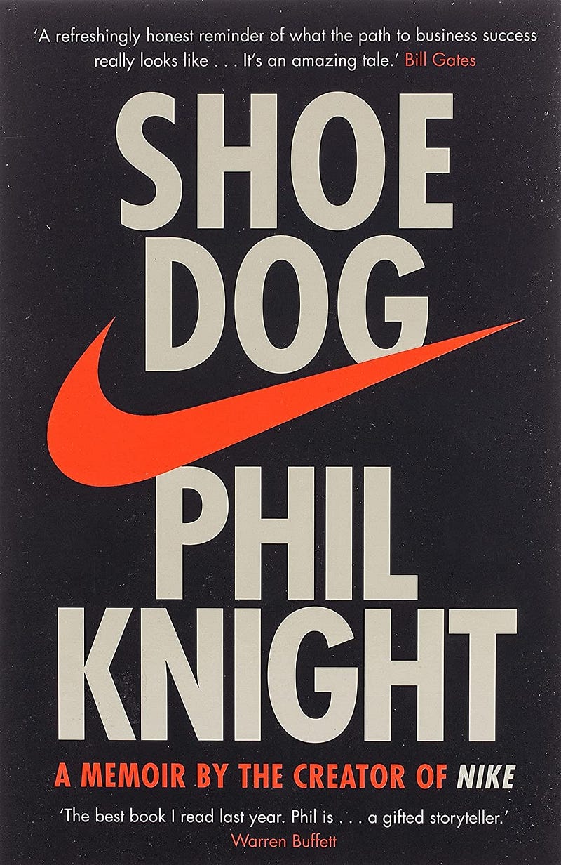 Phil Knight's journey in "Shoe Dog"